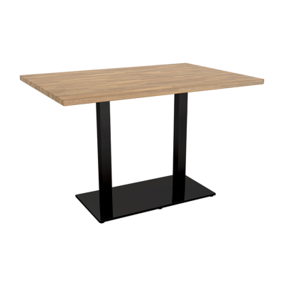 Bistrotisch Flag Duo mit Massivholzplatte Eiche