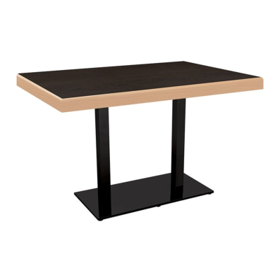 Bistrotisch Flag Duo mit Massivholzkante