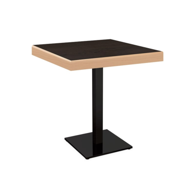 Bistrotisch Flag mit Massivholzkante