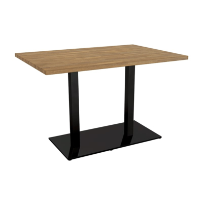 Bistrotisch South Carolina mit Massivholzplatte Eiche