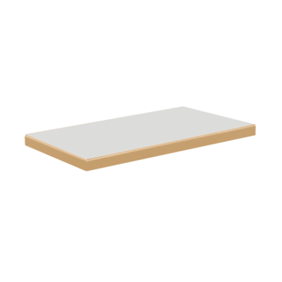 Buchekante-Tischplatten, eckig