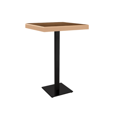 Stehtisch Flag mit Massivholzkante