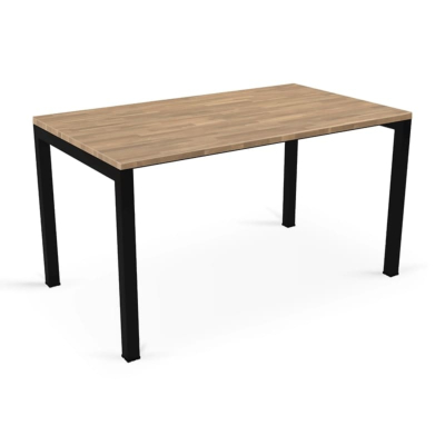 Esstisch Modell U mit Massivholzplatte Eichenholz