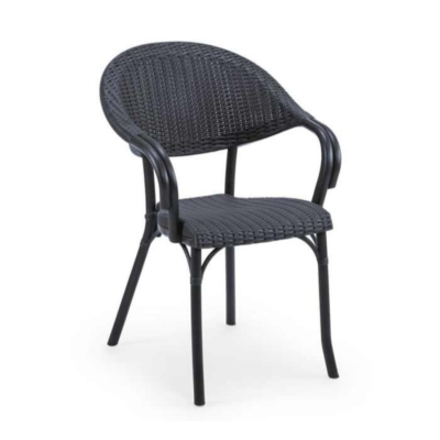 Kunststoffstuhl Anzu in Rattanoptik, 4er Set