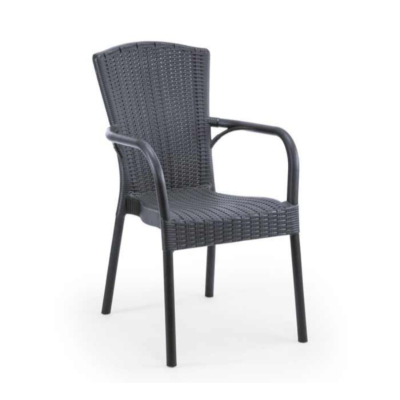 Kunststoffstuhl Tukan in Rattanoptik, 4er Set