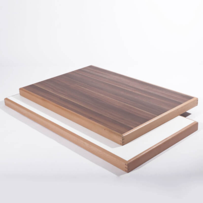 Buchekante-Tischplatten, eckig