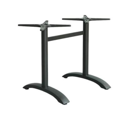 Outdoor-Tischgestell Nonti Duo | Schwarz Aluminium