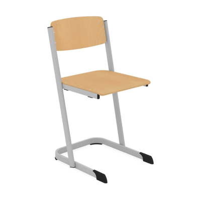 Schulstühle U-Form, offener Sitzträger