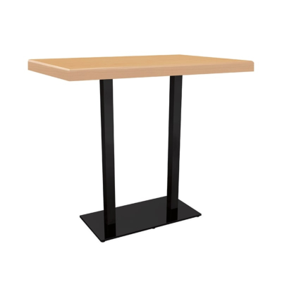 Stehtisch Flag Duo mit Massivholzkante