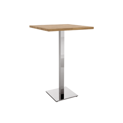 Stehtisch Flag mit Massivholzplatte Eiche